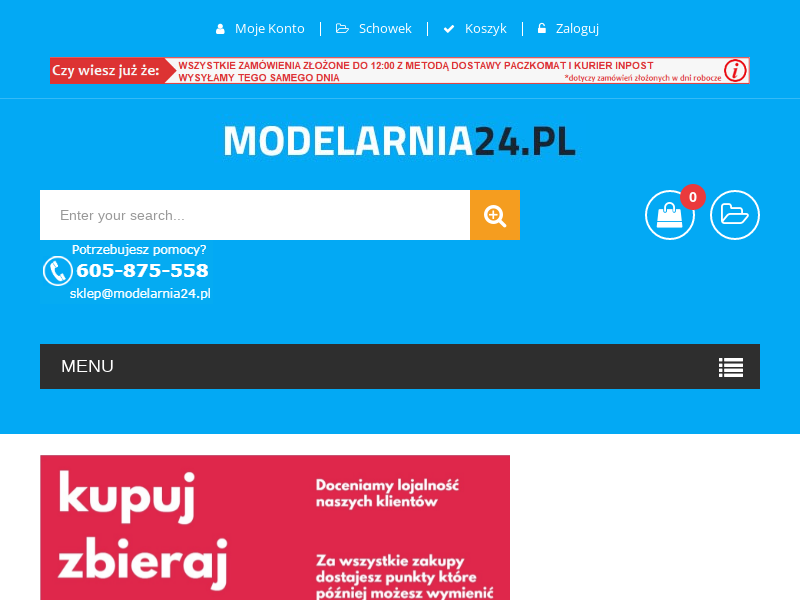 Sklep internetowy Modelarnia24.pl